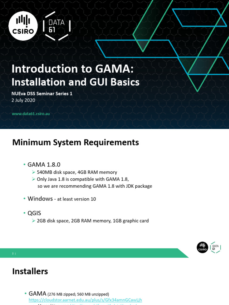 NUEva DSS Seminar Series 1 - Introduction To GAMA | PDF | Command Line ...