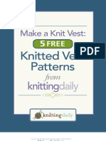 5 Free Knitted Vest Patterns