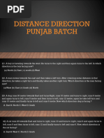 Directional Movement Problems | PDF | Navigation | Elementary Mathematics