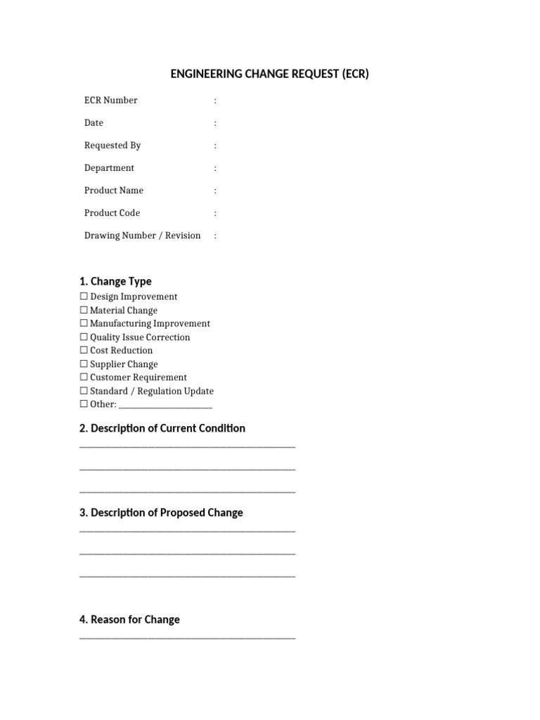 ECR Form | PDF