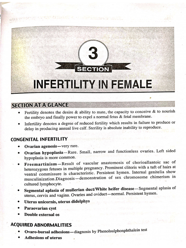Female Infertility | PDF