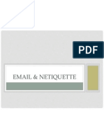 Email and Netiquette