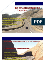 Estabilizacion de Taludes