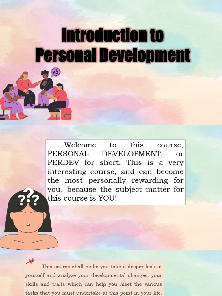 Introduction To Personal Development | PDF | Personal Development ...