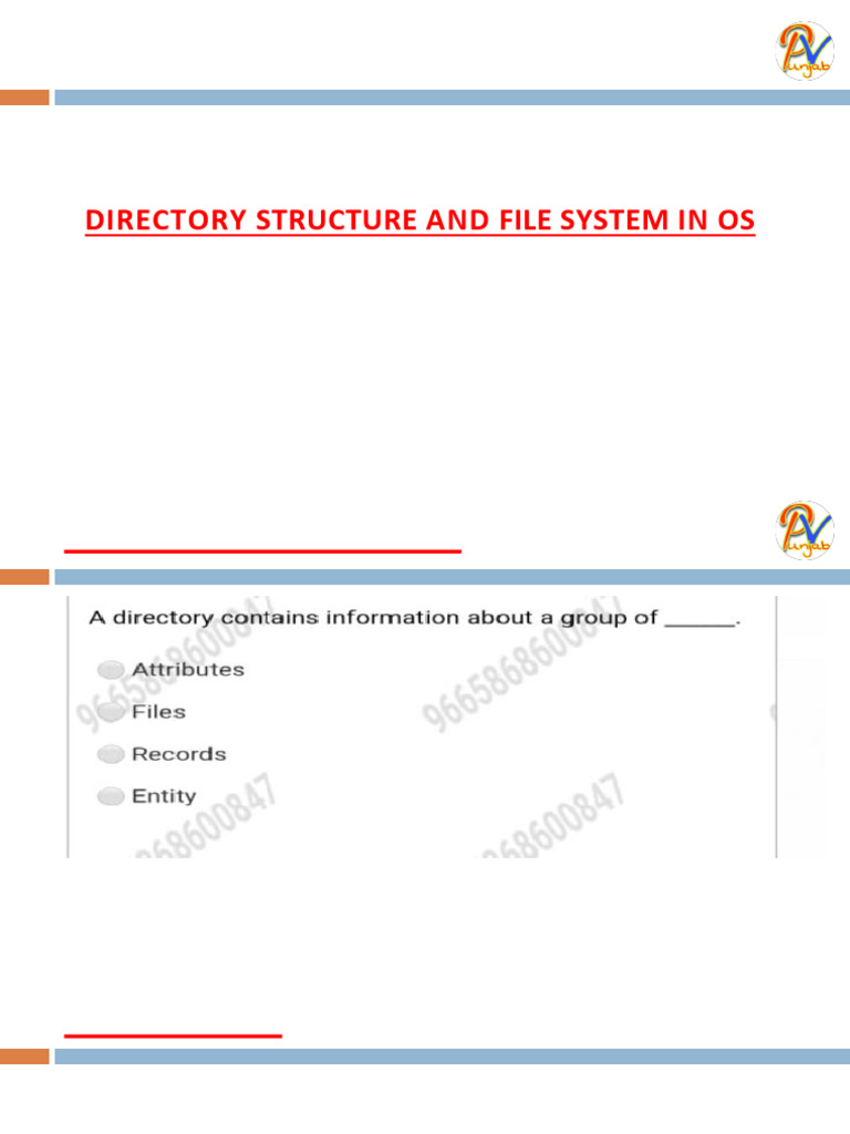 Class 54 Directory and Subdirectory | PDF