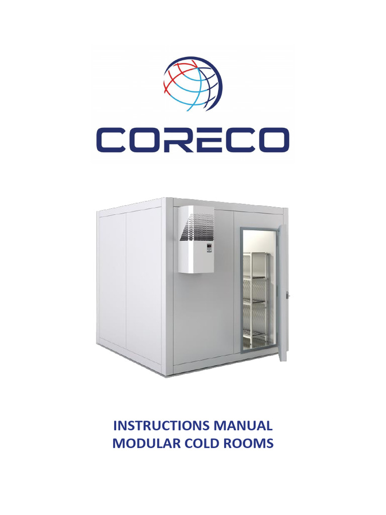 Manual Modular Cold Rooms | PDF | Door | Building Engineering