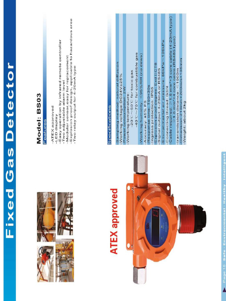 HW Sensor Bs03 Cl2 Gas Detector | PDF