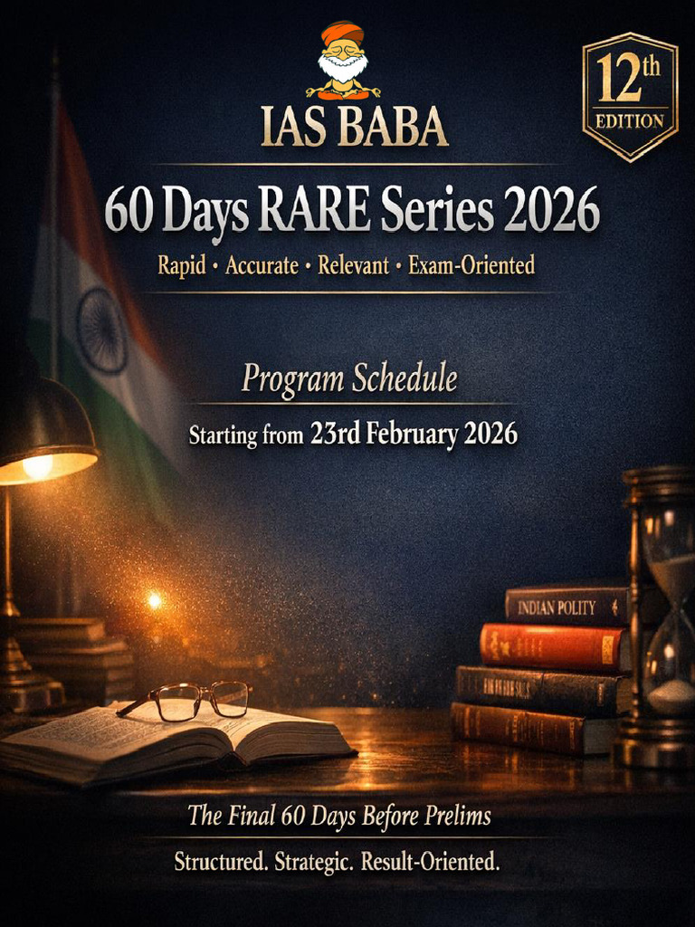 Iasbabas Rapid Revision Series RaRe 60 Days Schedule | PDF