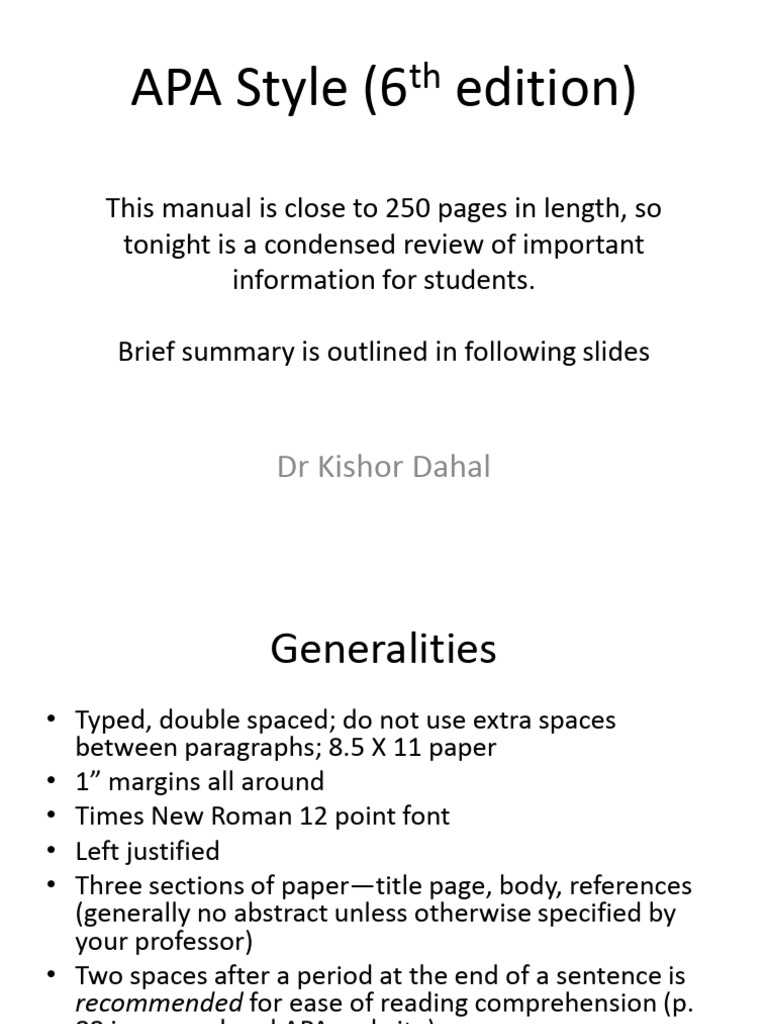 APA Style, Proposal, Display | PDF