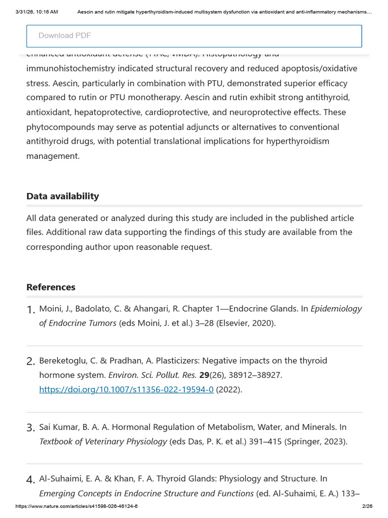 Data Availability: Download PDF | PDF | Hyperthyroidism | Thyroid ...