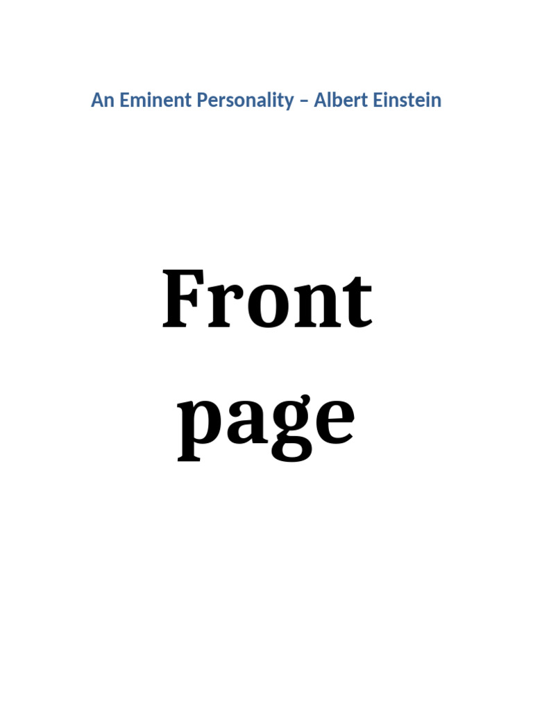 .Trashed-1774883821-Albert Einstein English Project | PDF