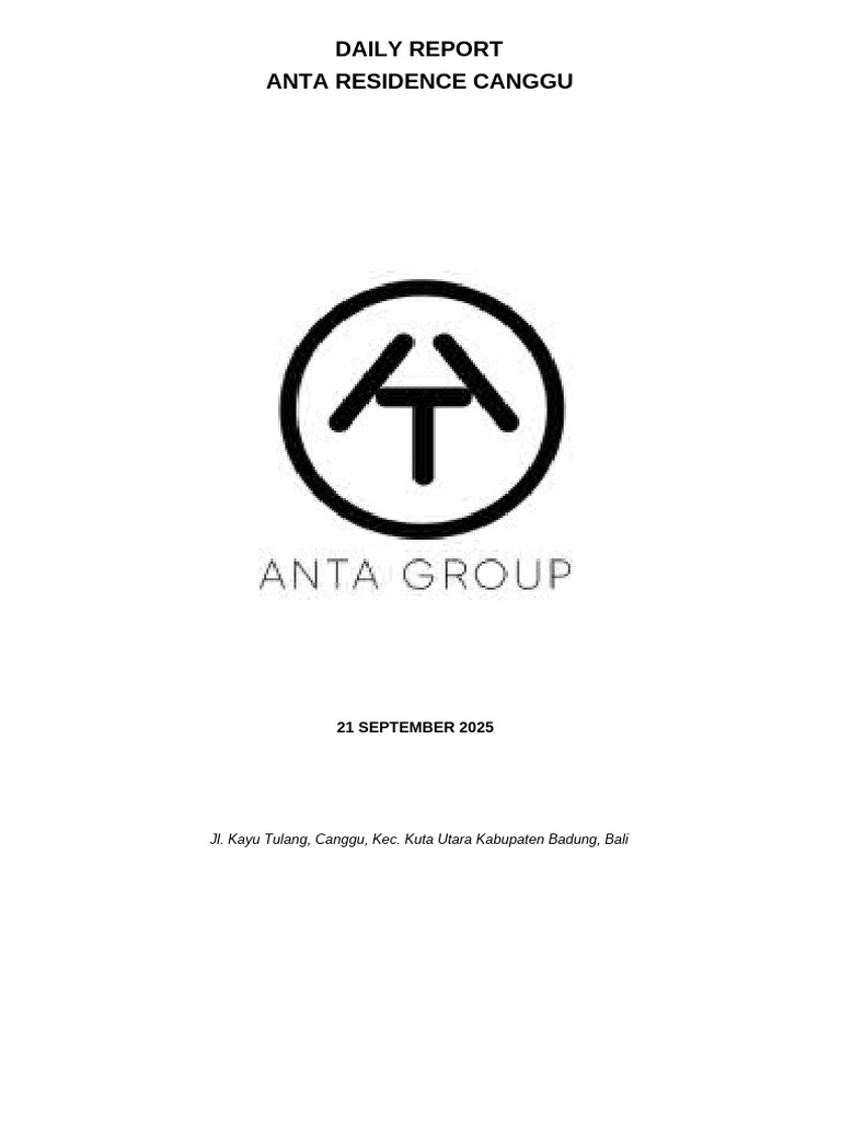 Anta Report 21 September 2025 | PDF