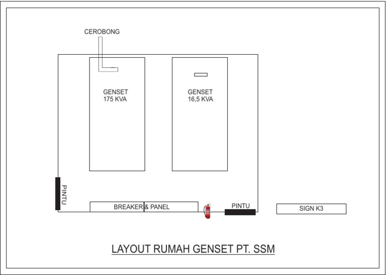 Layout Genset | PDF
