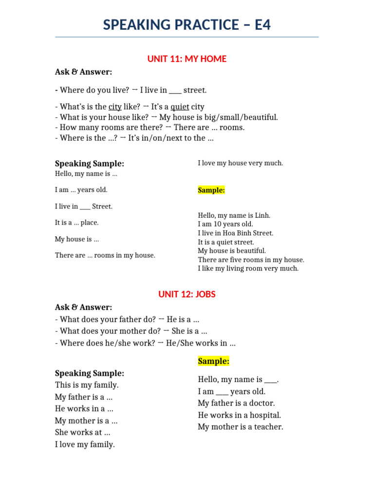 Speaking | PDF