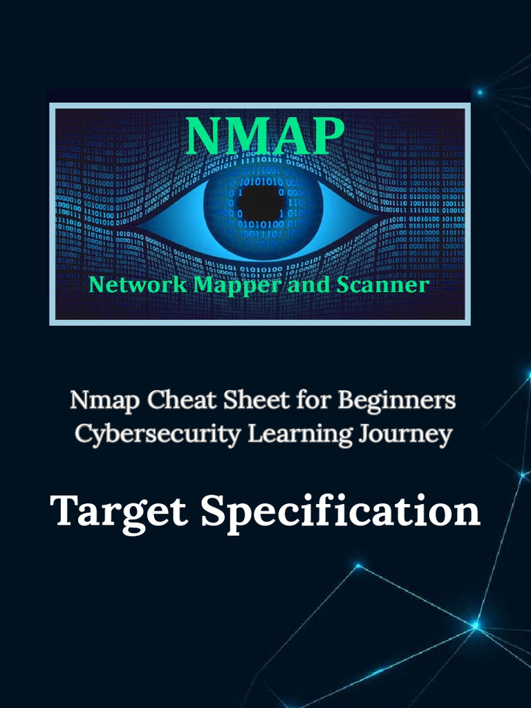 Nmap Cheat Sheet For Cybersecurity Beginners 1772867945 | PDF