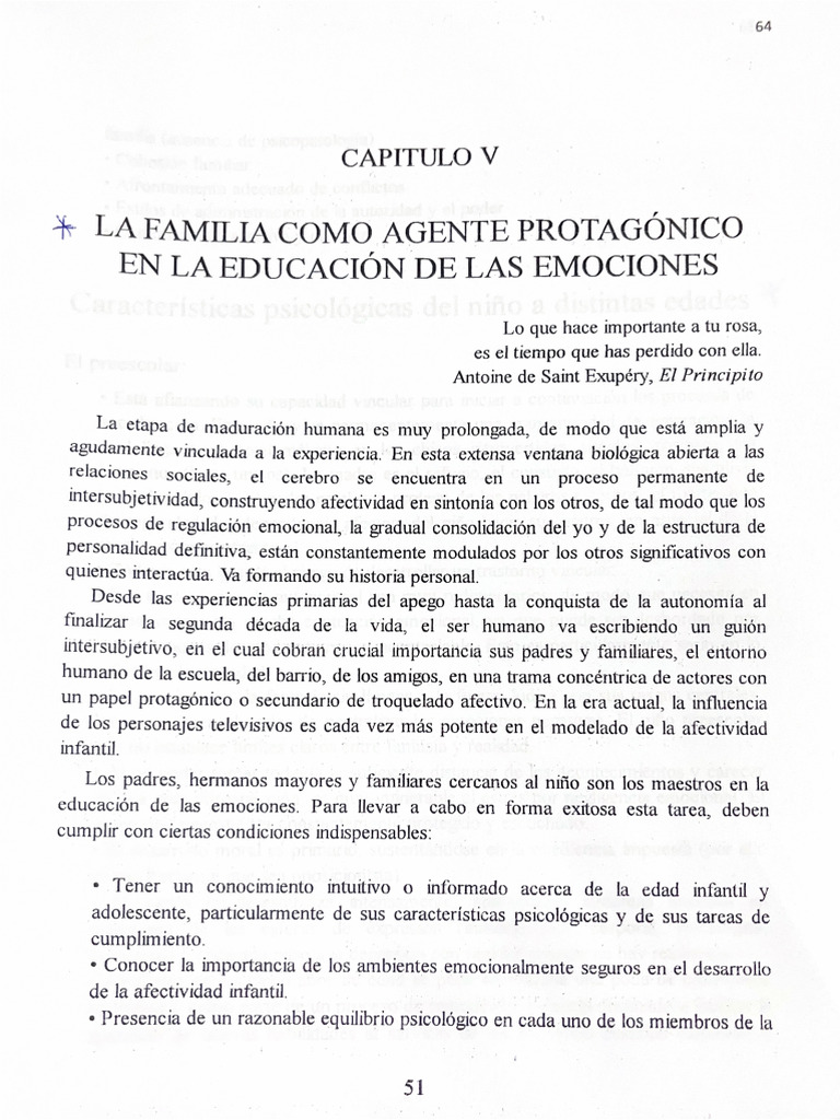La Familia Como Agente en La Educación de Las Emociones | PDF