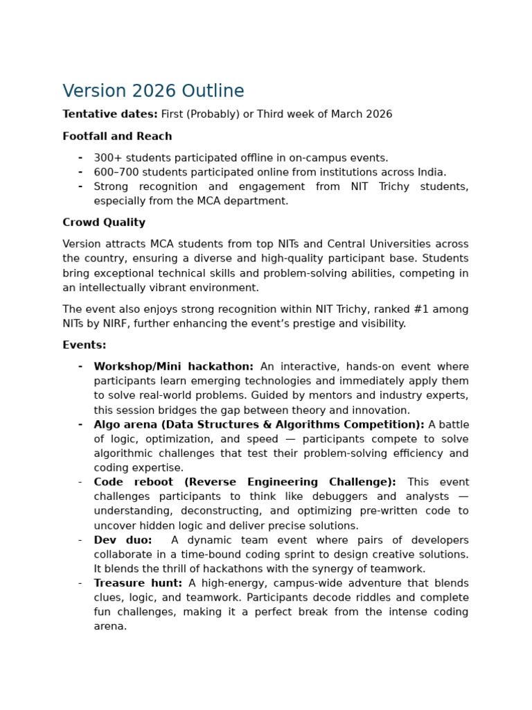 Version 2026 Outline | PDF