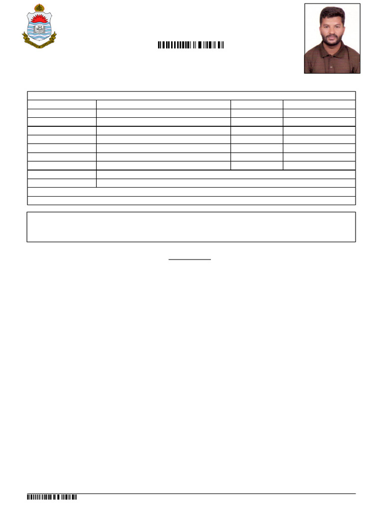 Admission Form | PDF