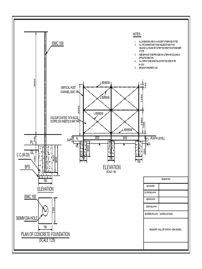 Provision of Boundary Wall (3m Height) - Approve - p4 SNT | PDF