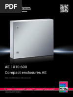 Rittal AE Enclosure Size Guide | PDF | Metals