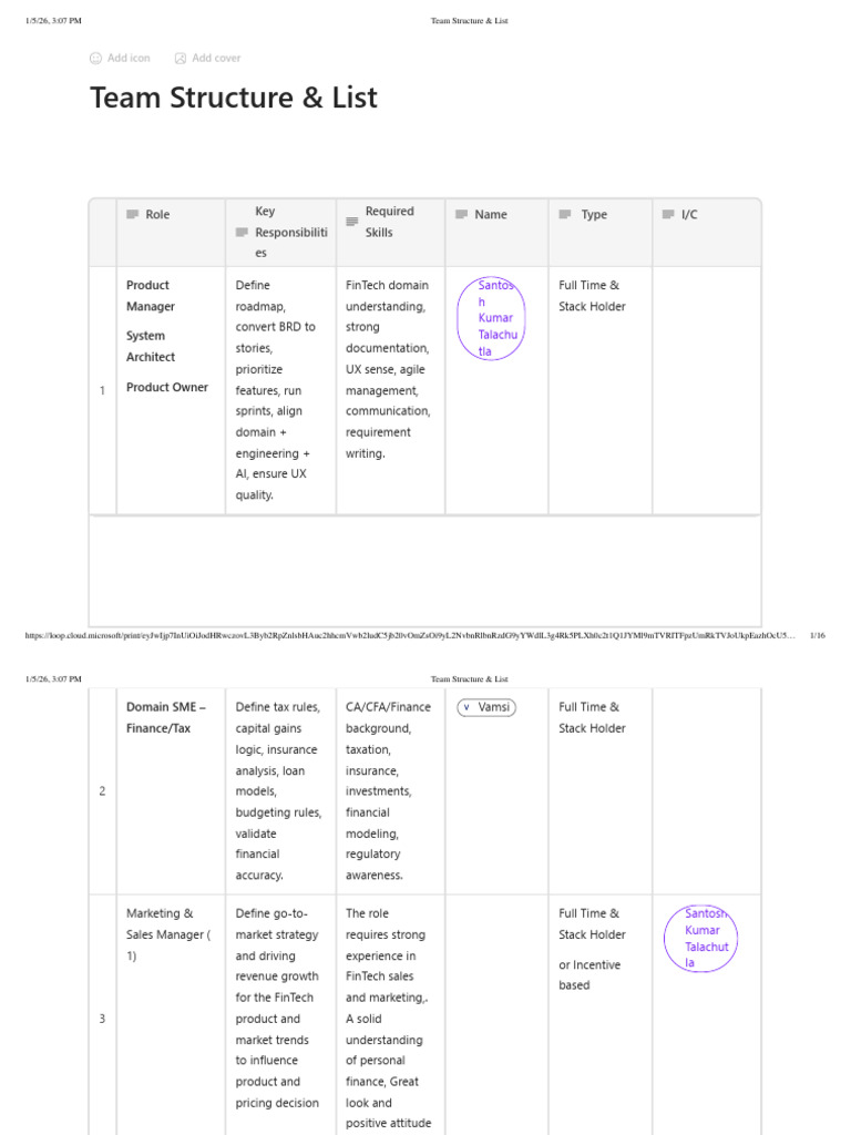 Team Structure & List | PDF | Artificial Intelligence | Intelligence ...