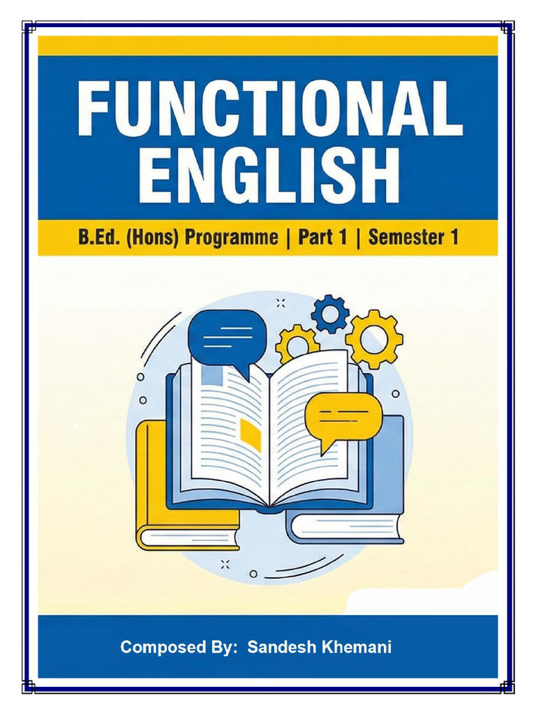 Functional-English Notes | PDF | Subject (Grammar) | Gratitude