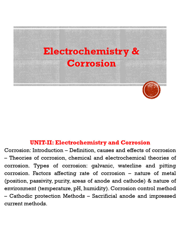 Corrosion | PDF | Corrosion | Electrochemistry