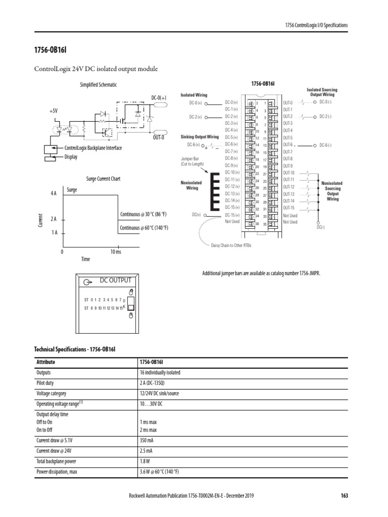 1756-OB16I (Digital Output) | PDF | Electronics | Electromagnetism