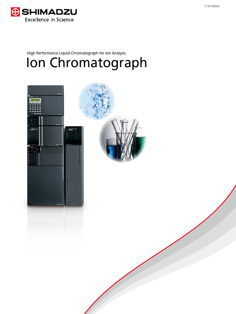 Ion Chromatograph Catalogue | PDF | High Performance Liquid ...