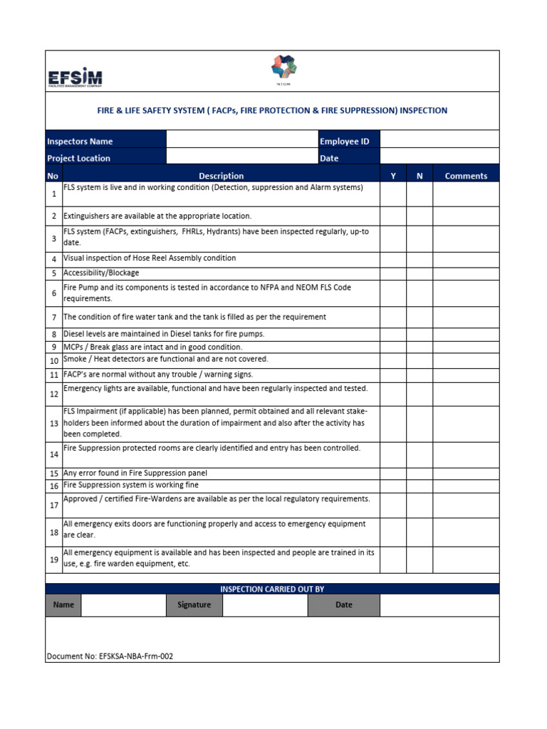 FLS Inspection | PDF