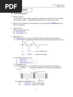 Chapter 6 Waves Teacher's Guide 2009