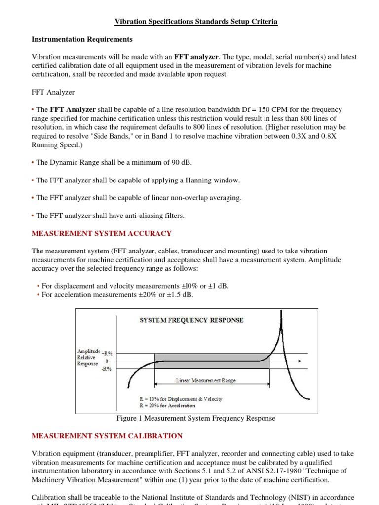 Vibration Specifications Standards Gearboxes With Alarm Limits Electric Motor Engineering