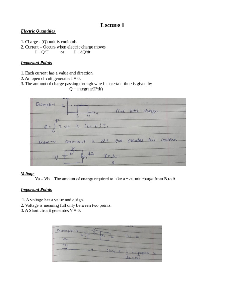 Theory of Network | PDF | Capacitor | Electrical Network