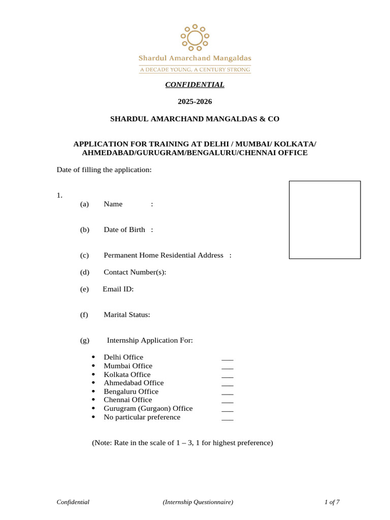 Internship Questionnaire | PDF | Banks | Governance