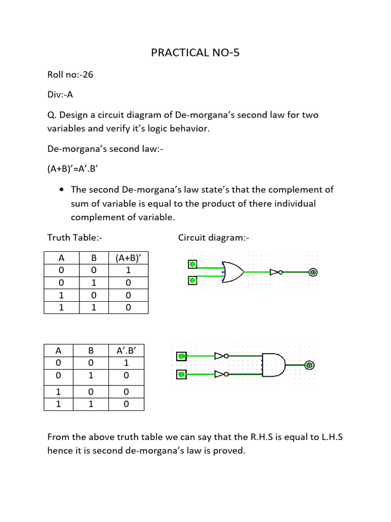 Practical No 5 | PDF