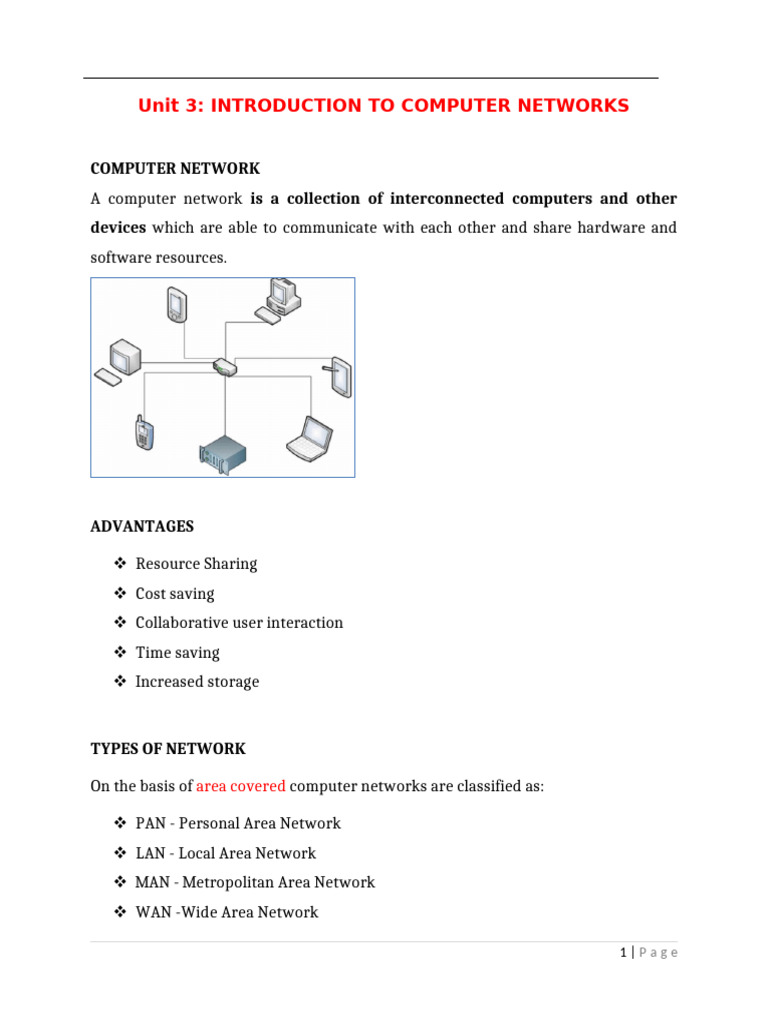 Unit 3 - Introduction To Computer Networks | PDF | World Wide Web ...