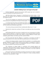 Aug04 Solons Move To Criminalize Bullying of Poor and Oppressed People