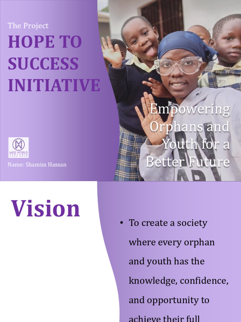 Hope To Success Project | PDF