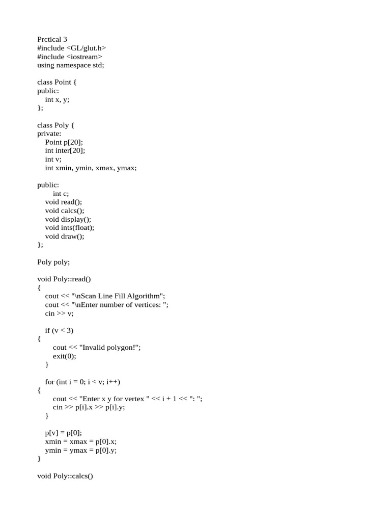 Prac 3 | PDF | Computer Programming | C++