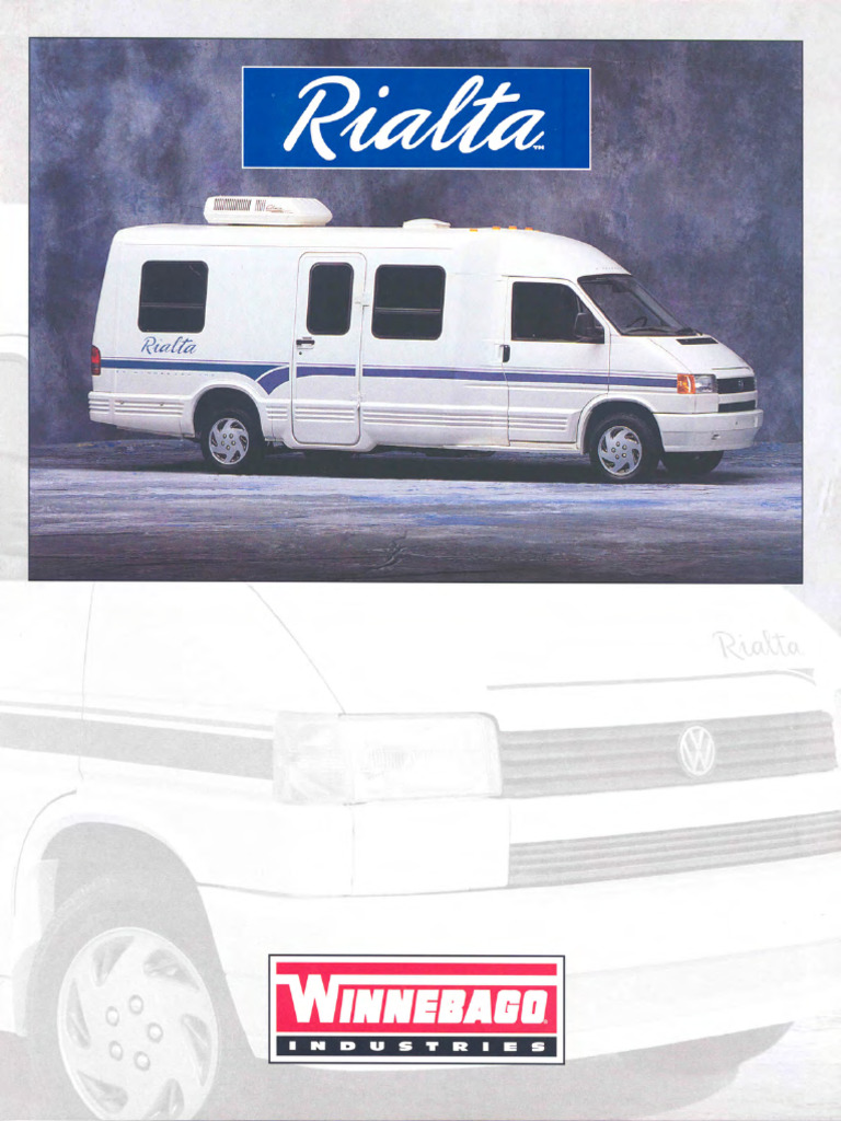 1994 Rialta Brochure | PDF