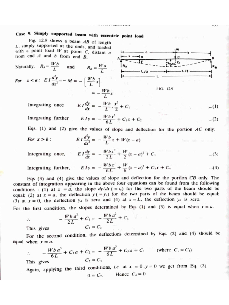 Tutorial Mos2 Deflection of Beams-1 | PDF