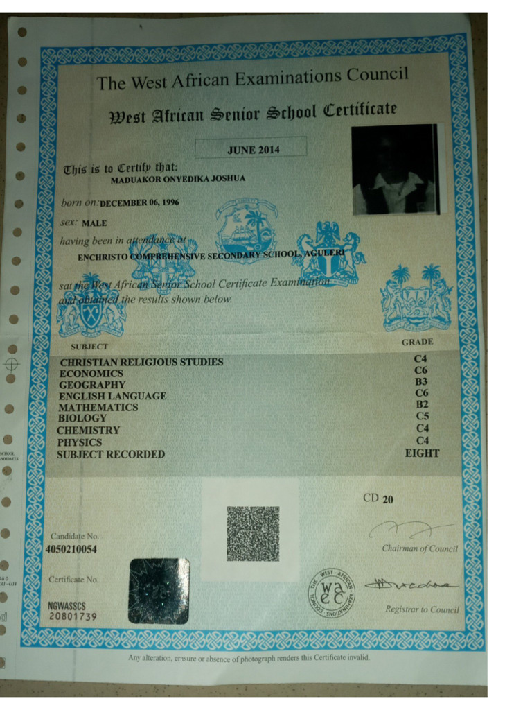 Highschool Transcripts | PDF