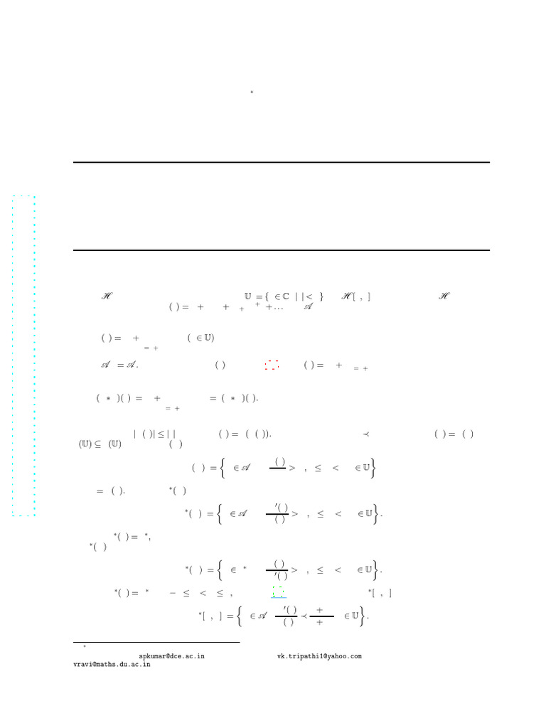 Subordination and Superordination For Mu | PDF | Mathematics ...
