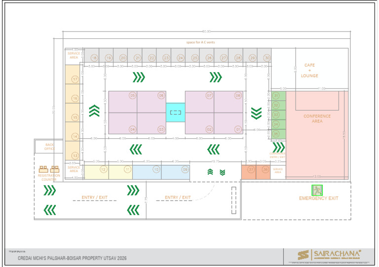 r3 - Mchi Credai Exhibition Layout-1 | PDF