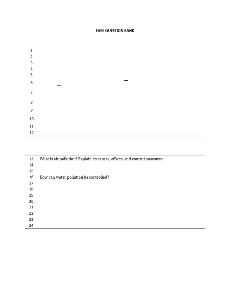 Eaee Question Bank | PDF
