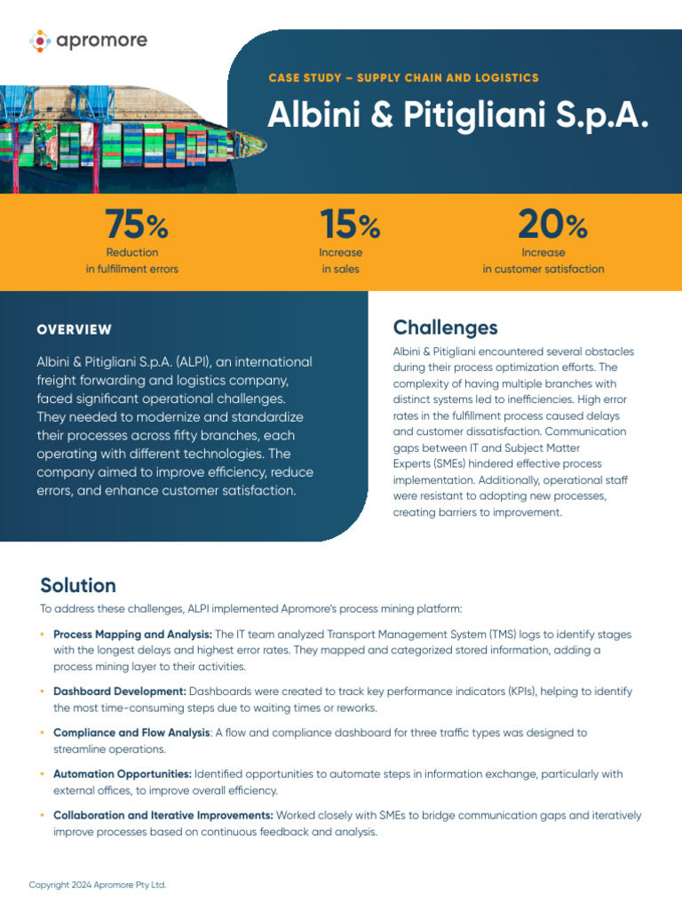 Supply Chain and Logistics Case Study | PDF | Logistics | Supply Chain