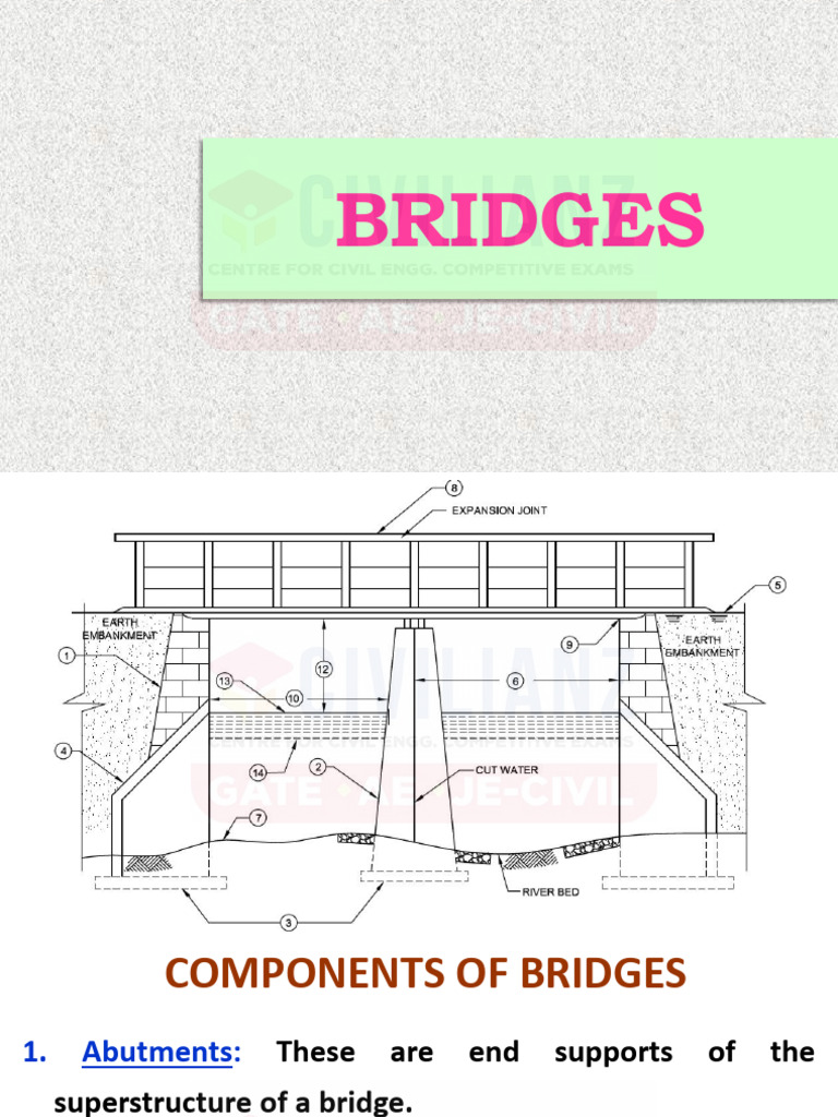Bridges - Notes | PDF | Bridge | Foundation (Engineering)