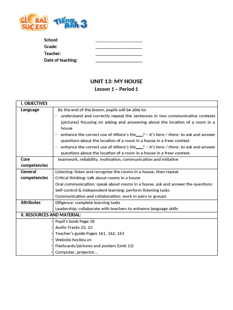 Unit 13 | PDF | Teachers | Communication