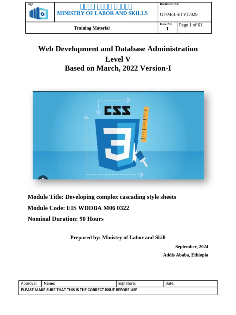 M06-Developing Complex Cascading Style Sheets | PDF | Page Layout ...