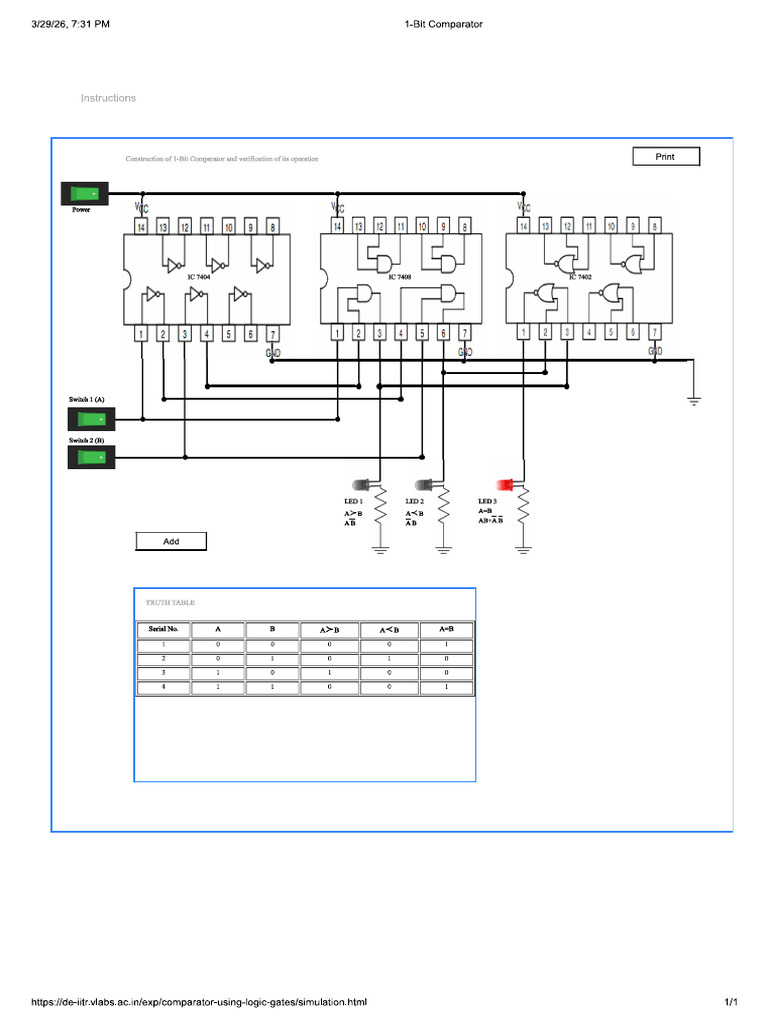 1 Bit Simulation 1 | PDF